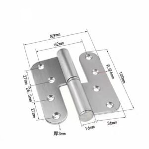 Stainless Steel Positioning & Buffering Hinge – Torque Position Control, Soft-Close Damping, Corrosion Resistant for Industrial and Special Equipment