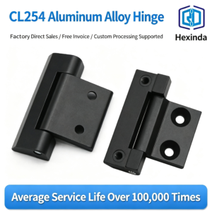 CL254 Black Aluminum Alloy Industrial Hinge – Detachable Lift-Off Design for Electrical Cabinets and Equipment Enclosures