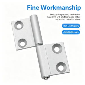 Detachable Plug-in Aluminum Alloy Hinge with Stainless Steel Reinforced Solid Shaft – Corrosion Resistant for Industrial Cabinets and Enclosures