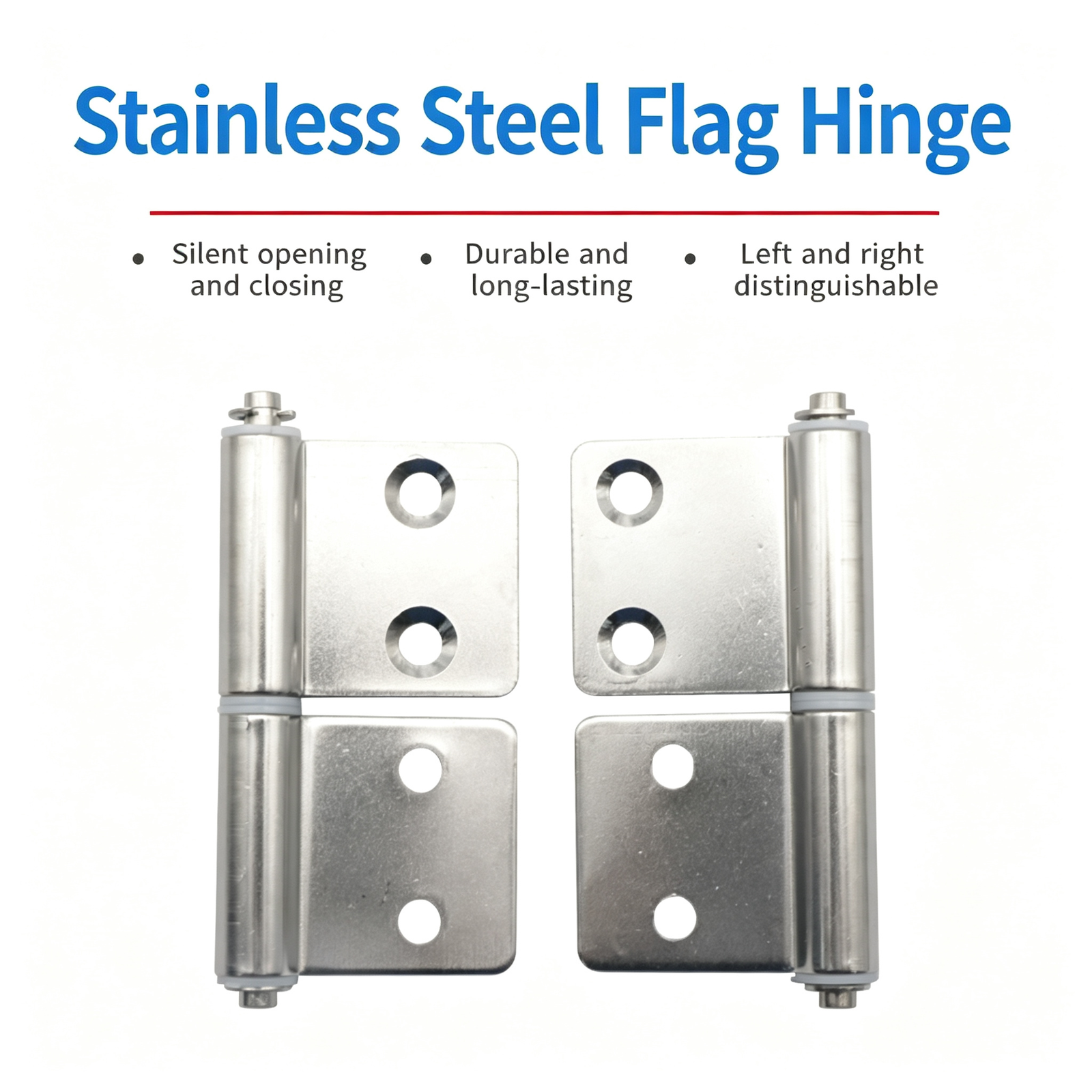 Stainless Steel Flag Hinge – Detachable Lift-Off Design, Left/Right Pair, Corrosion Resistant for Industrial Cabinets and Electrical Boxes - Image 19