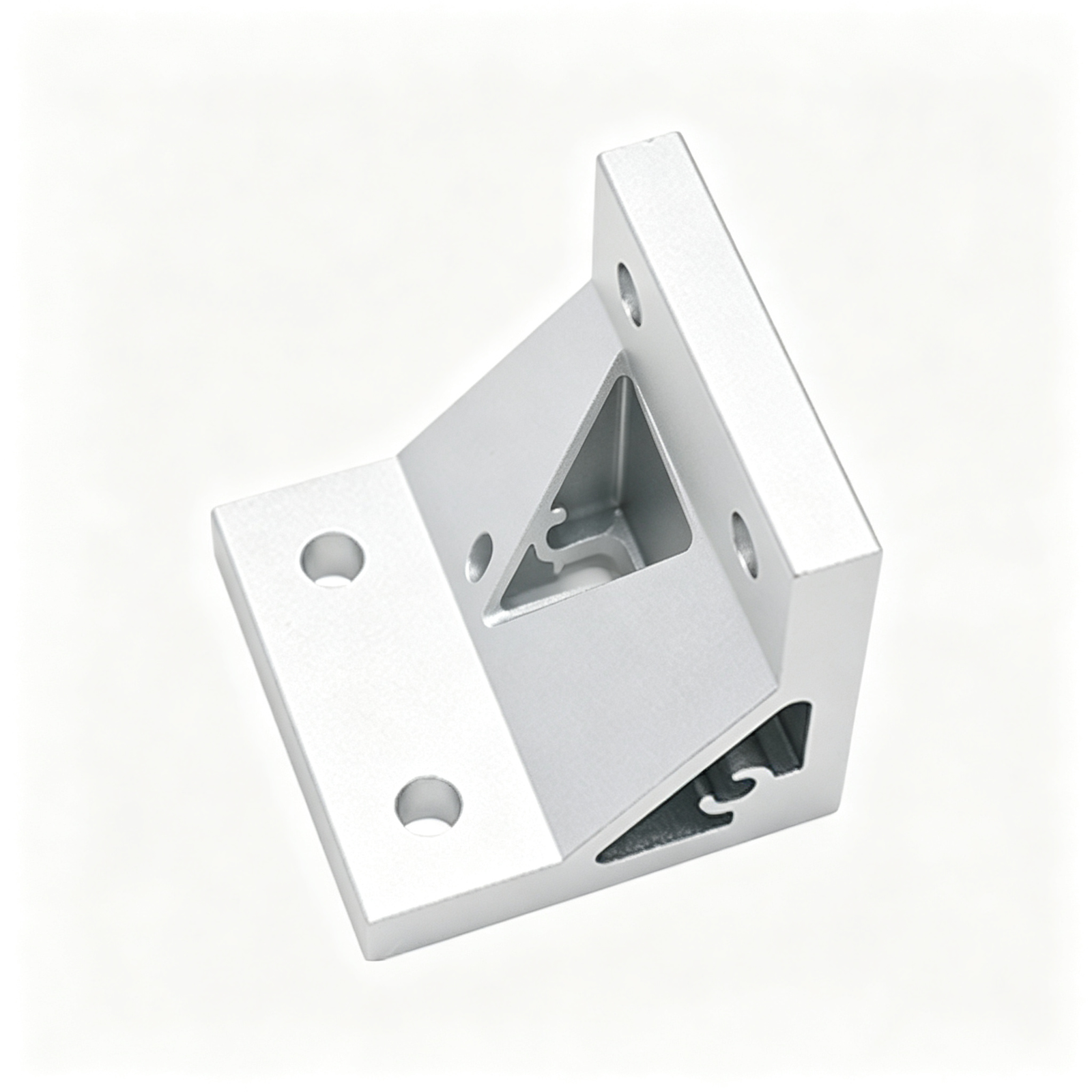 High-Strength Gusseted Aluminum Angle Bracket – 20 European Standard Series, Triangular Reinforcement with T-Slot for Aluminum Profile Frames - Image 41