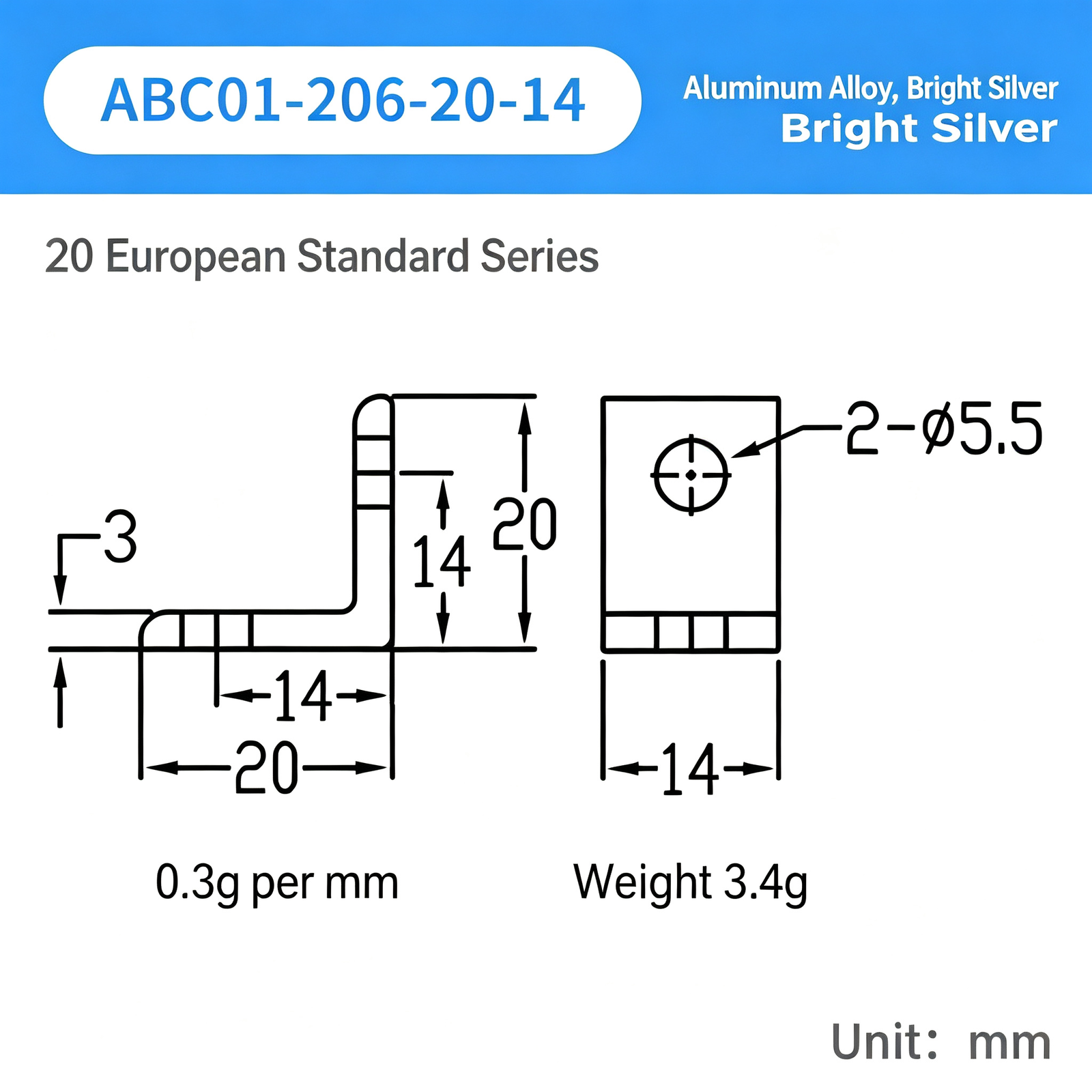 High-Strength Gusseted Aluminum Angle Bracket – 20 European Standard Series, Triangular Reinforcement with T-Slot for Aluminum Profile Frames - Image 28