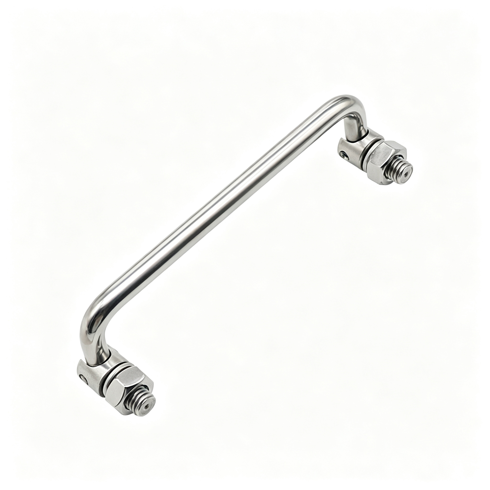304 Stainless Steel Folding U-Handle with Swivel Mounts – Rotatable Pull Handle for Industrial Cabinets, Equipment Doors and Machinery - Image 9